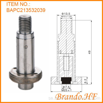 13,5 mm rostfri ventil röret för magnetventil